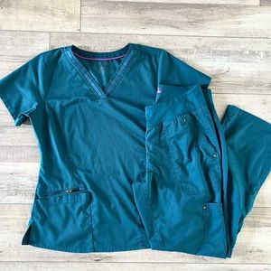 Healing Hands Purple Label Scrub Set